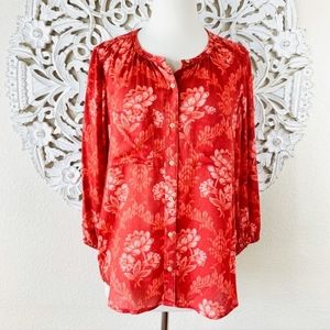 Anthropologie Akemi + Kin Button Up Blouse
